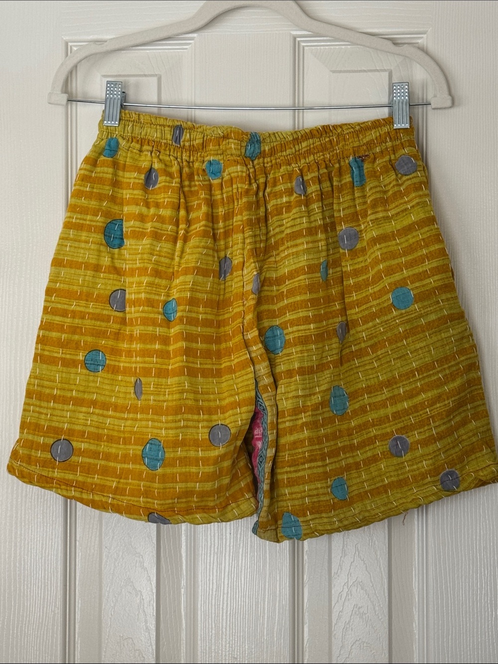 KANTHA Cloth Women's Shorts with Drawstring Small to Medium fit NEW - Picture 2 of 4
